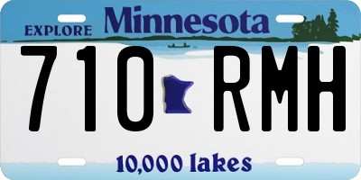 MN license plate 710RMH