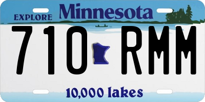 MN license plate 710RMM