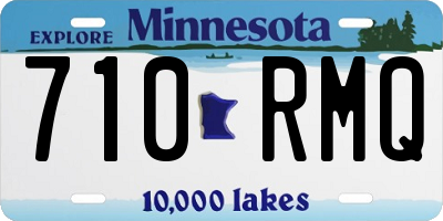 MN license plate 710RMQ