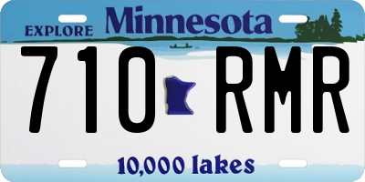 MN license plate 710RMR