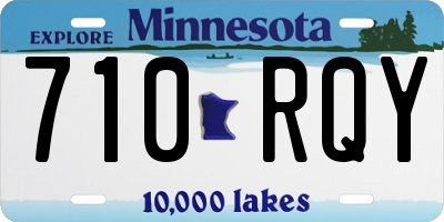 MN license plate 710RQY