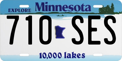 MN license plate 710SES