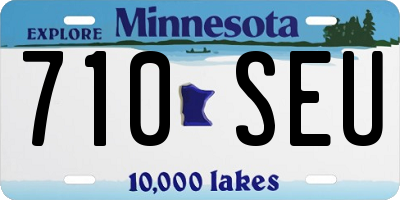 MN license plate 710SEU