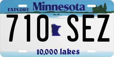 MN license plate 710SEZ
