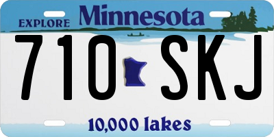 MN license plate 710SKJ