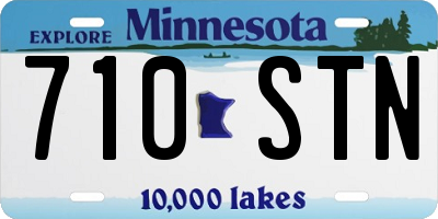 MN license plate 710STN
