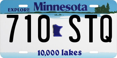 MN license plate 710STQ