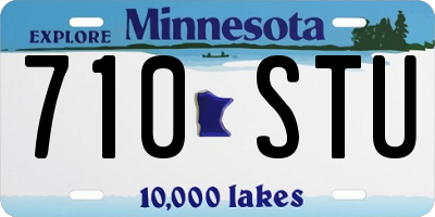 MN license plate 710STU