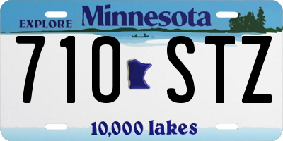 MN license plate 710STZ