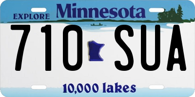 MN license plate 710SUA