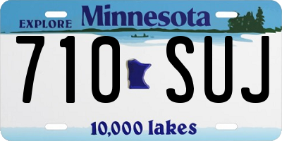 MN license plate 710SUJ
