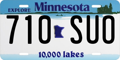 MN license plate 710SUO