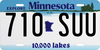 MN license plate 710SUU