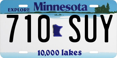 MN license plate 710SUY