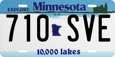 MN license plate 710SVE