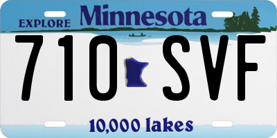 MN license plate 710SVF
