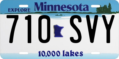 MN license plate 710SVY