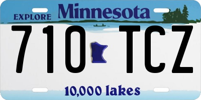 MN license plate 710TCZ