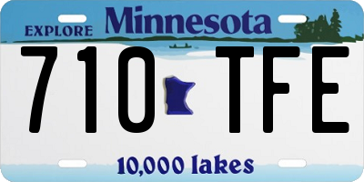 MN license plate 710TFE