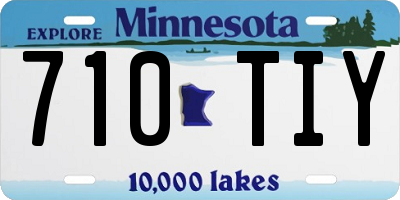 MN license plate 710TIY