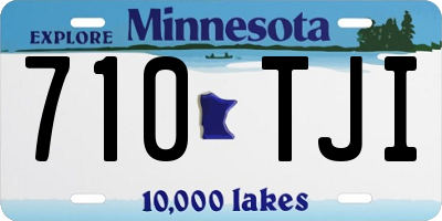 MN license plate 710TJI
