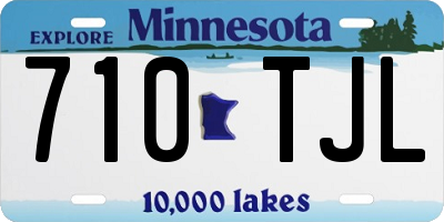 MN license plate 710TJL