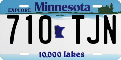 MN license plate 710TJN