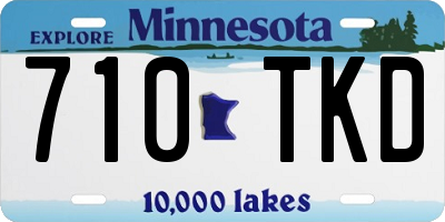 MN license plate 710TKD