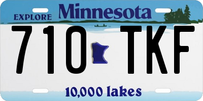 MN license plate 710TKF