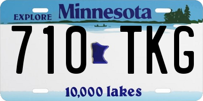 MN license plate 710TKG