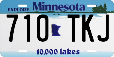 MN license plate 710TKJ