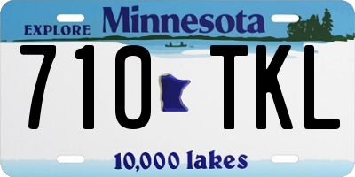 MN license plate 710TKL