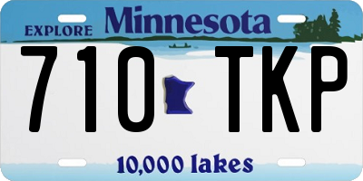 MN license plate 710TKP