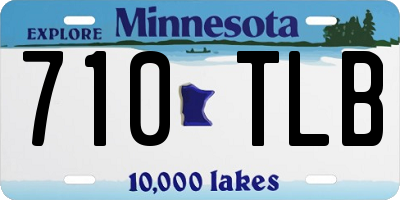 MN license plate 710TLB