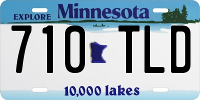 MN license plate 710TLD