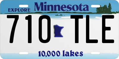 MN license plate 710TLE