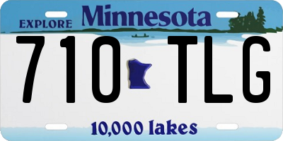MN license plate 710TLG
