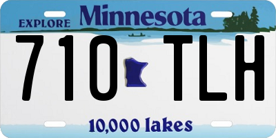 MN license plate 710TLH