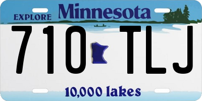 MN license plate 710TLJ