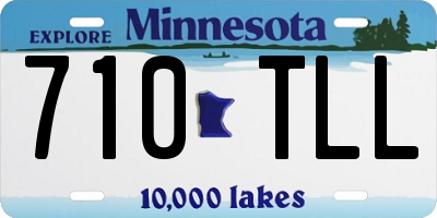 MN license plate 710TLL