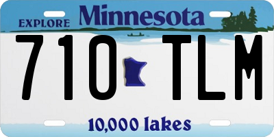 MN license plate 710TLM