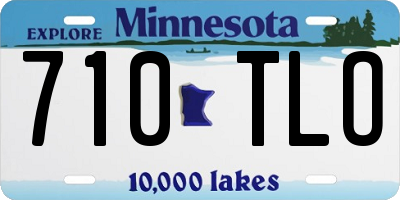 MN license plate 710TLO