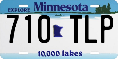 MN license plate 710TLP