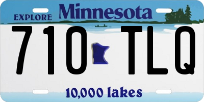 MN license plate 710TLQ