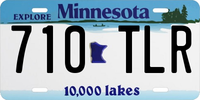 MN license plate 710TLR
