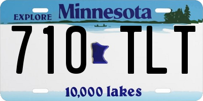 MN license plate 710TLT