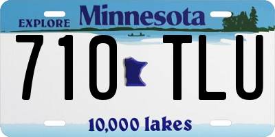 MN license plate 710TLU
