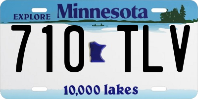 MN license plate 710TLV