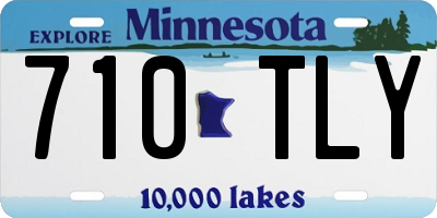 MN license plate 710TLY