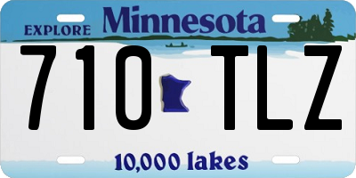 MN license plate 710TLZ
